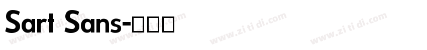 Sart Sans字体转换